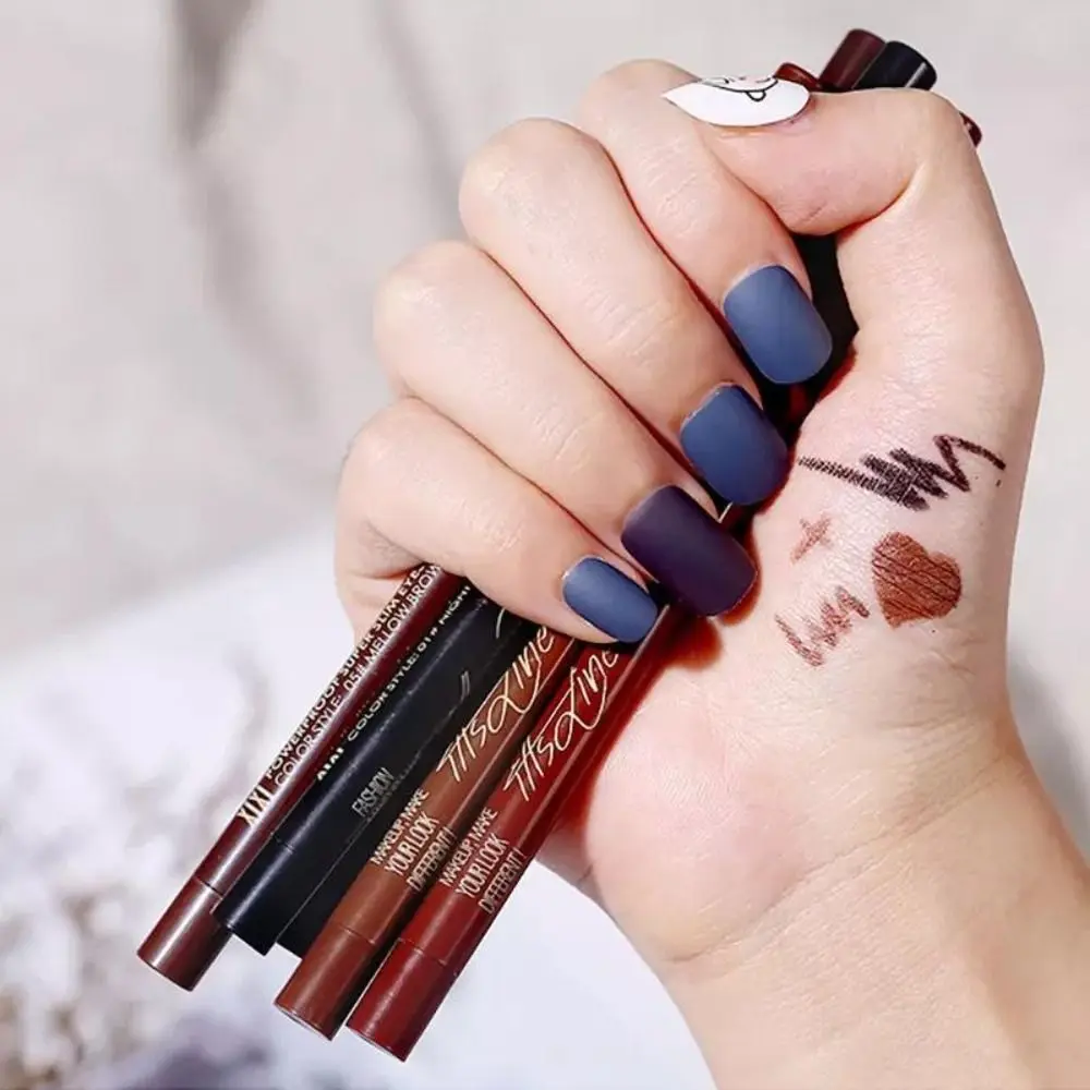 with Sharpener Face Drawing Eyeliner Pen Cosmetics Lying Silkworm Pencil Eyeliner Gel Pencil Eye Liner Gel Pen Eye Makeup Tool