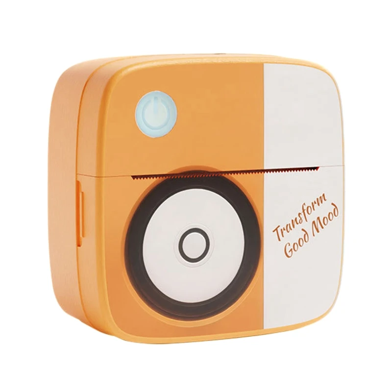 Mini Pocket Printer Mini Portable Label Printer For Labeling Jars Bins Organizing Office USB Rechargeable Easy To Use Durable