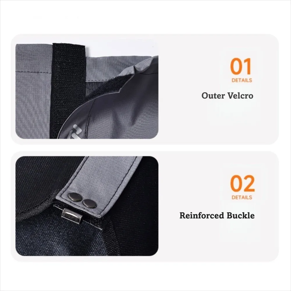 

1 пара водонепроницаемых регулируемых утепленных гетр для ног, ветрозащитные, износостойкие, защитные чехлы для ног