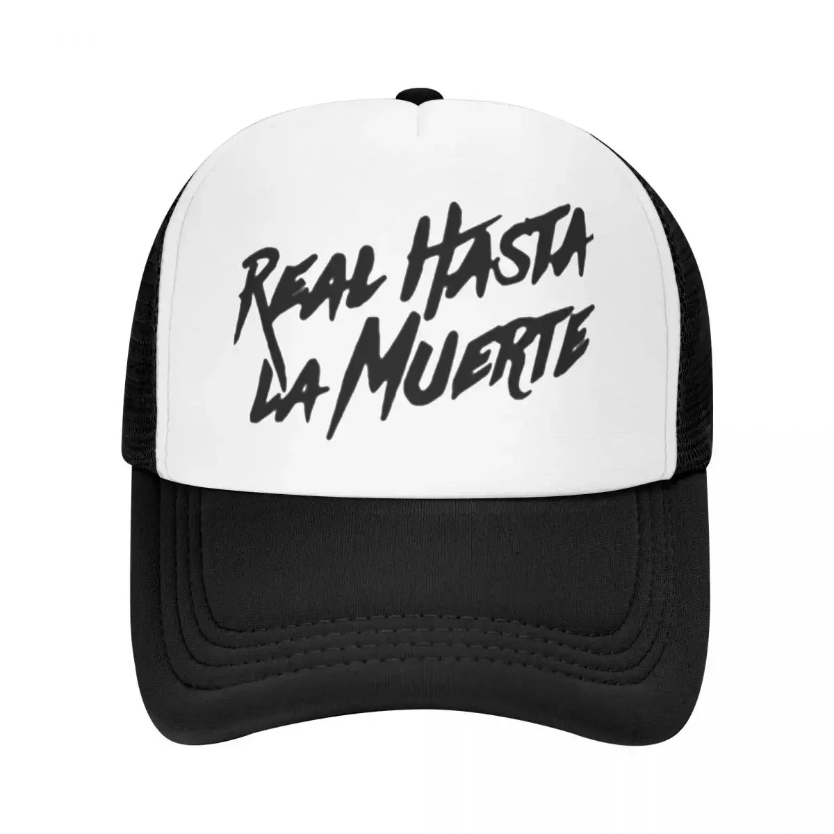 

Real Hasta La Muerte Hip-hop Anuel AA Mesh Baseball Cap Men Women Popular Sun Caps Adjustable Polyester Trucker Cap Summer