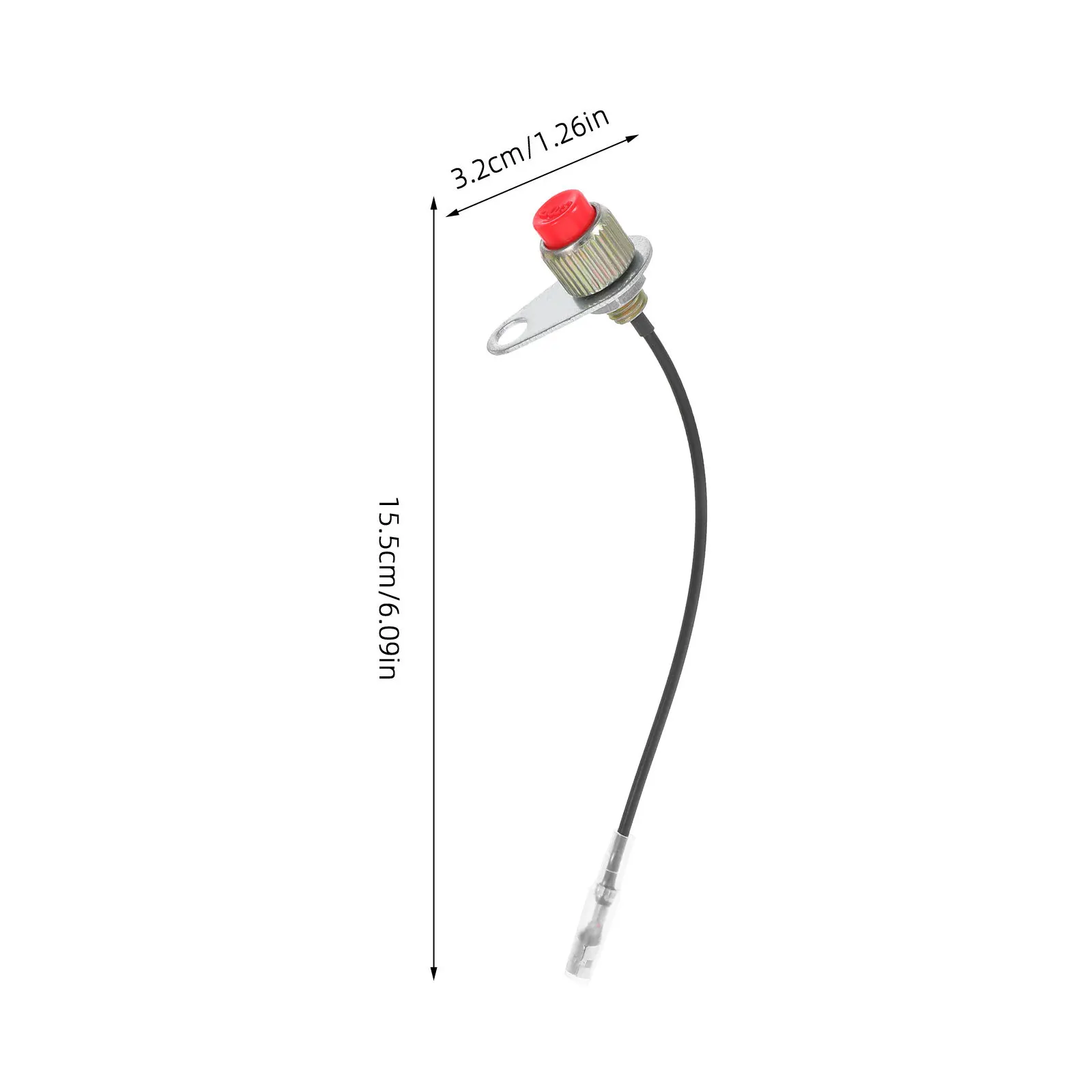 Interrupteur d'arrêt de protection pour tondeuse à gazon, Installation facile, entretien, petite taille, pratique fiable, outil de jardin, 4 pièces