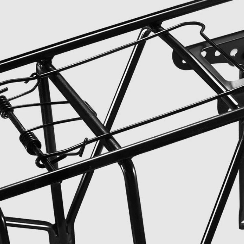 250 kg Tragkraft Fahrrad-Gepäckträger-Set, tragbar, robust, Mountainbike-Träger, Rücksitz, Gepäckregal für Radfahren, Reisen – Detail 7