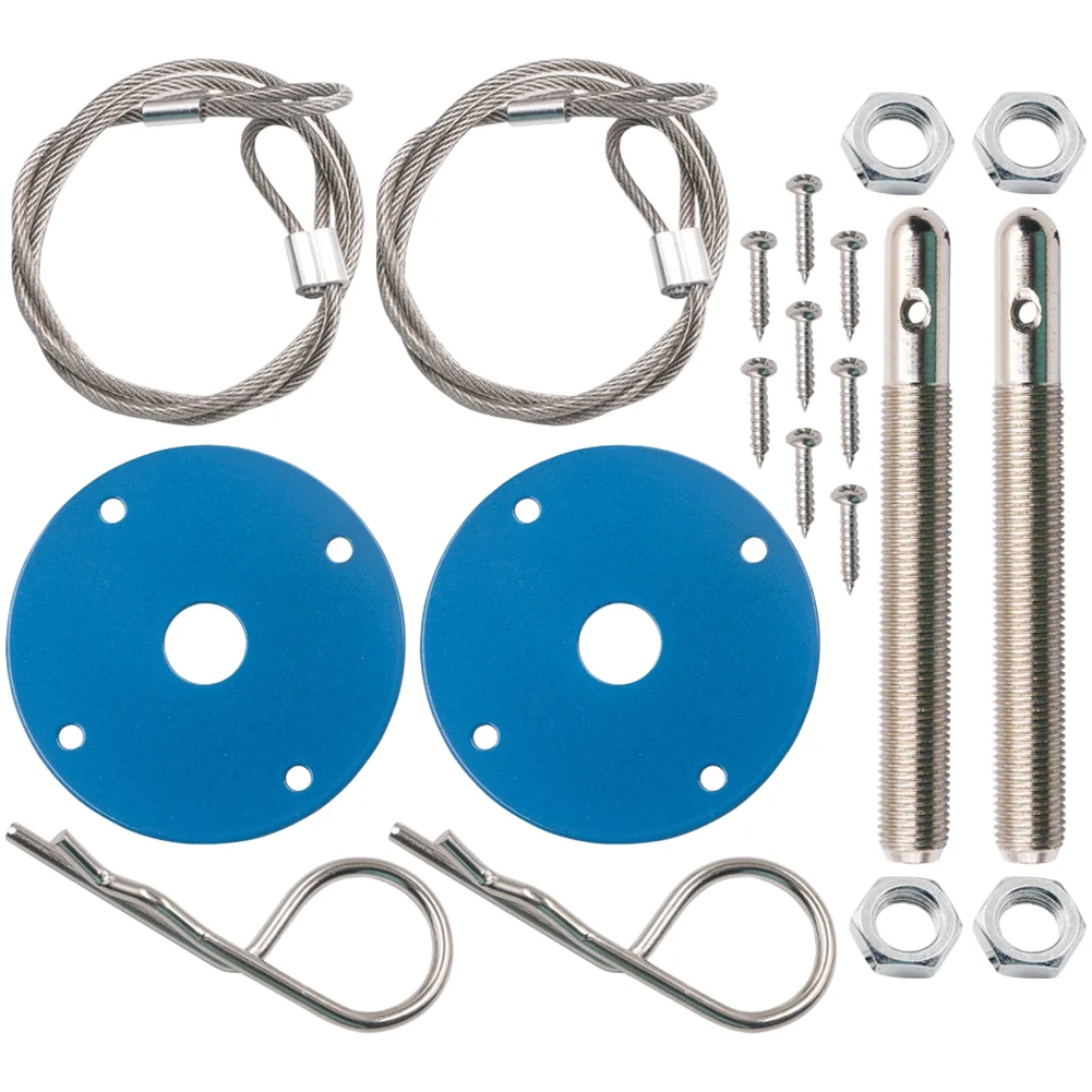 Vehicle Customization Engine Lock Complete Hood Lock Installation Kit Automotive Accessory Reliable Locking System
