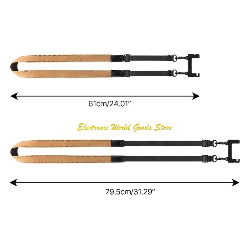 A3PD調整済みリモートコントローラーストラップネックストラップダブルフック​​ベルト固定クリップ3フライトドローン