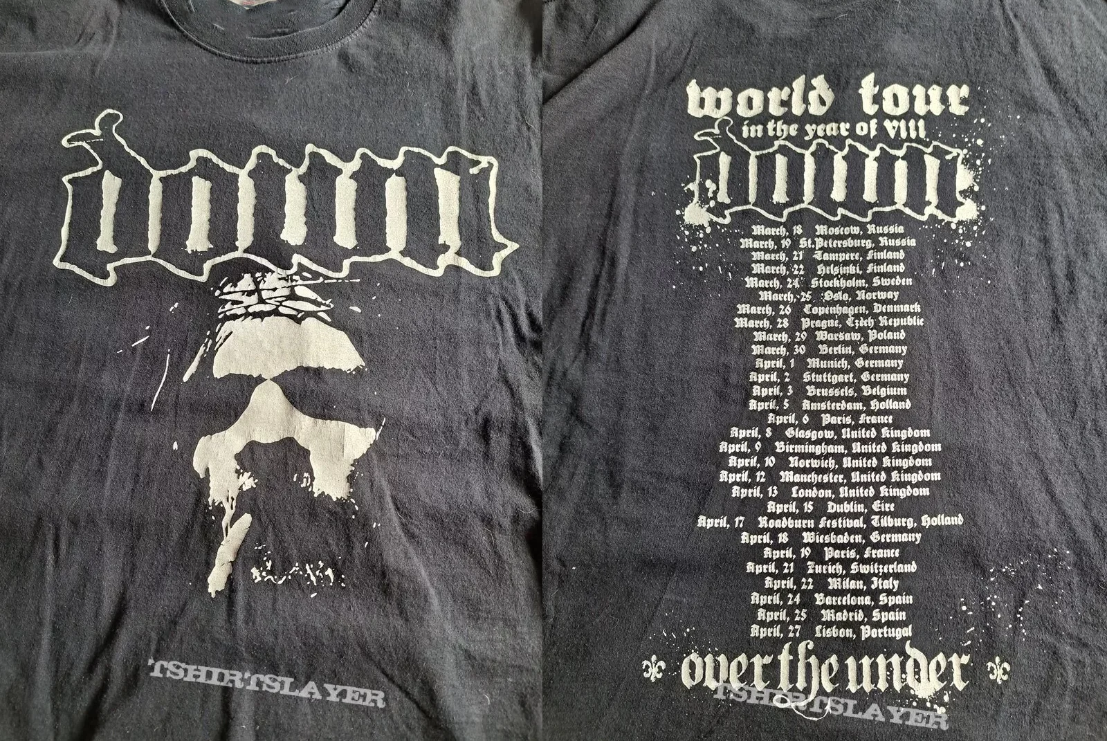 Down Band Gift For Fans Black T-Shirt Cotton Full Size ZH178