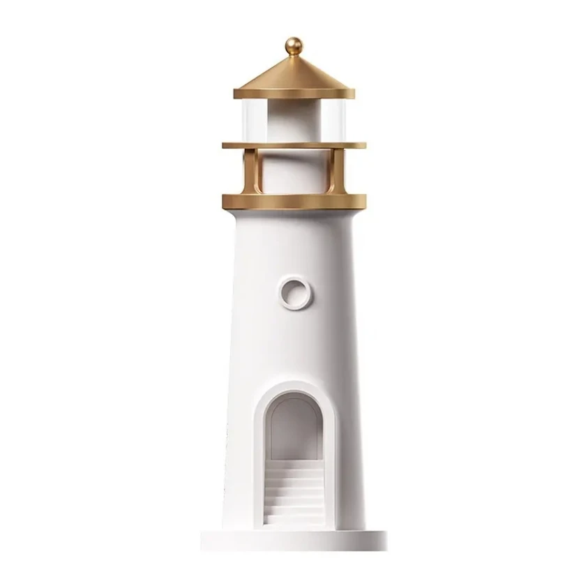 Desktop Creative Design Advanced Decoration Moonlight Projection Lamp Unique LED Night Lamp Lighthouse for Bedroom Dropshipping