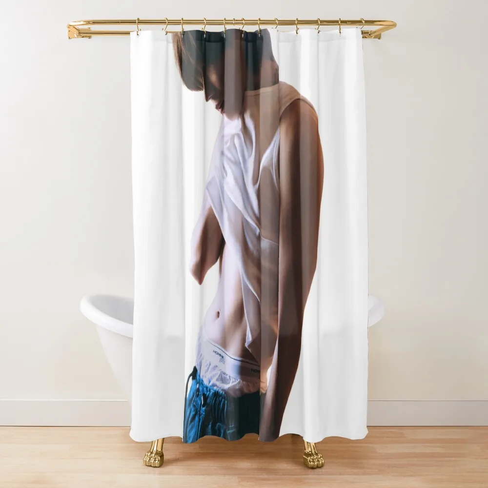 

TAEMIN Shinee Guilty Shower Curtain For Shower Transparent Bathroom Shower Bathroom Deco Waterproof Fabric Curtain