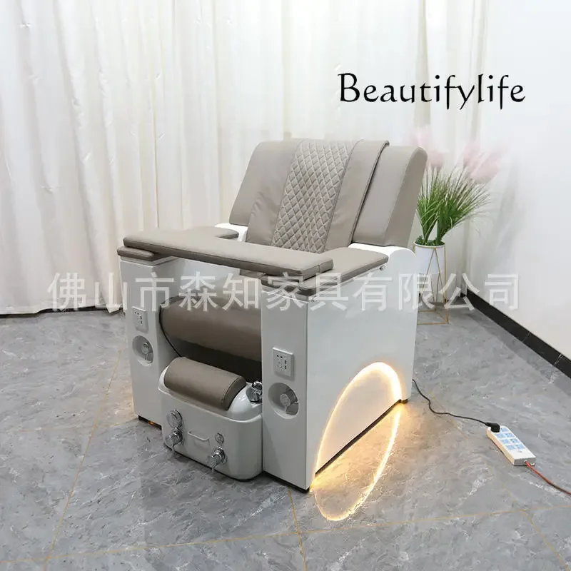 Laminated Nail Sofa Electric Massage Foot Massage Chair Nail Shop Fiberglass Eyelash Foot Therapy Sofa Chair