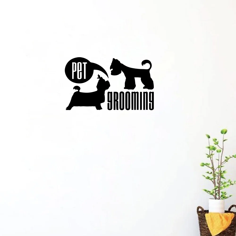 

1 pc cute pet grooming Vinyl Wallpaper Roll Furniture Decorative For Home Decor Living Room Bedroom Wall Art Decal