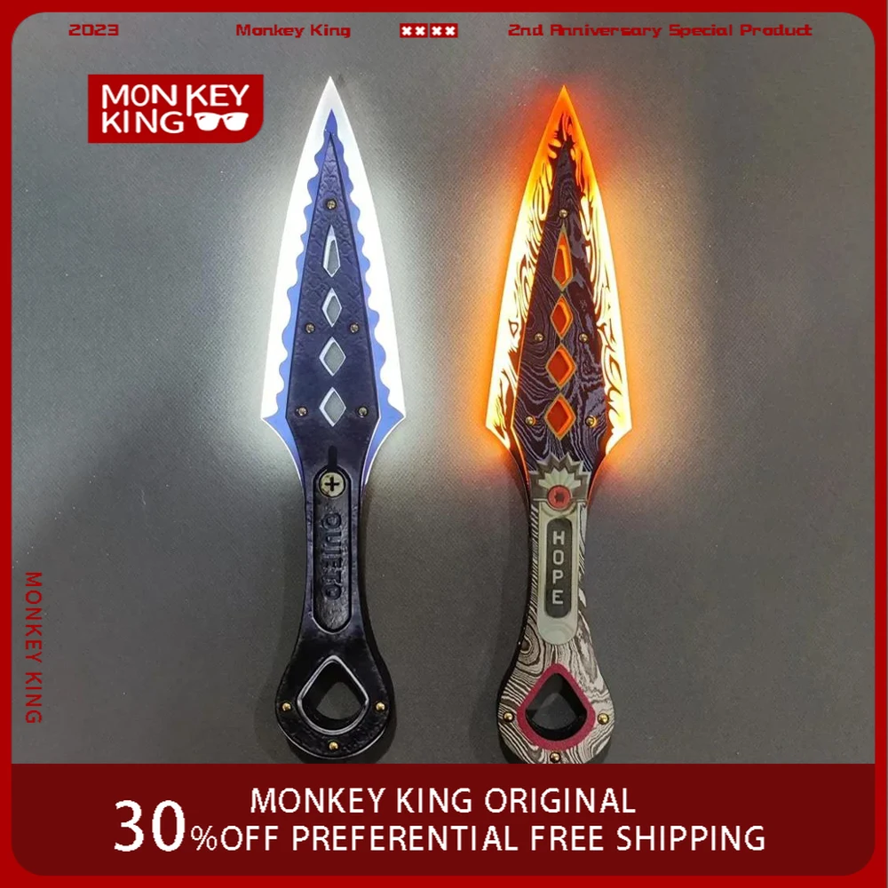 30cm Apex Legends Heirloom Weapons Wraith Kunai Plastic Luminous Cosplay Game Swords Anime Figures Model Collection Toy for Kids