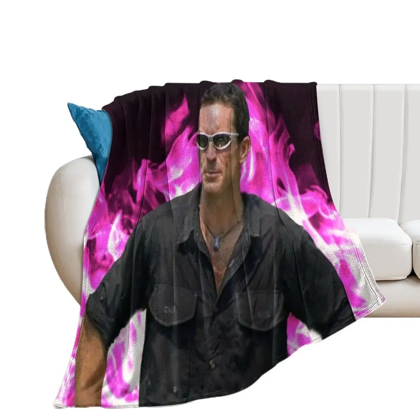 Jeff Probst Throw Blanket cosplay anime valentine gift ideas Retros Blankets