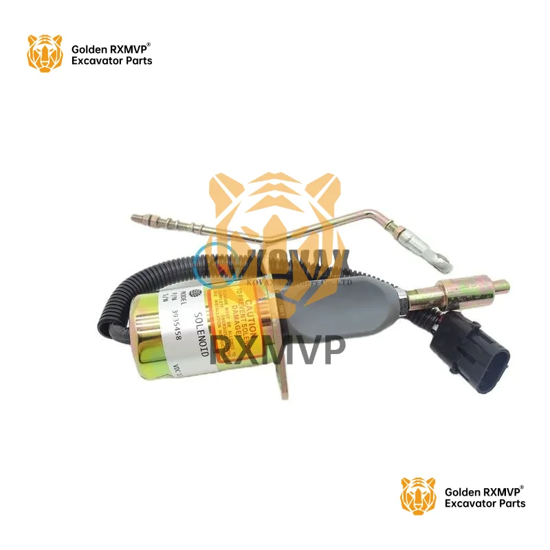 

For Sa-4763-12 High Quality Flameout Solenoid Valve 12v Suitable Cummins 5.9l 8.3l 6bt 6ct Engine Excavator Parts 393545
