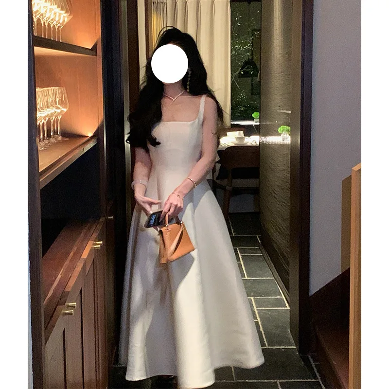 

Роскошное вечернее бальное платье А-силуэта с открытыми плечами и завышенной талией, облегающее, средней длины, из полиэстера, для женщин