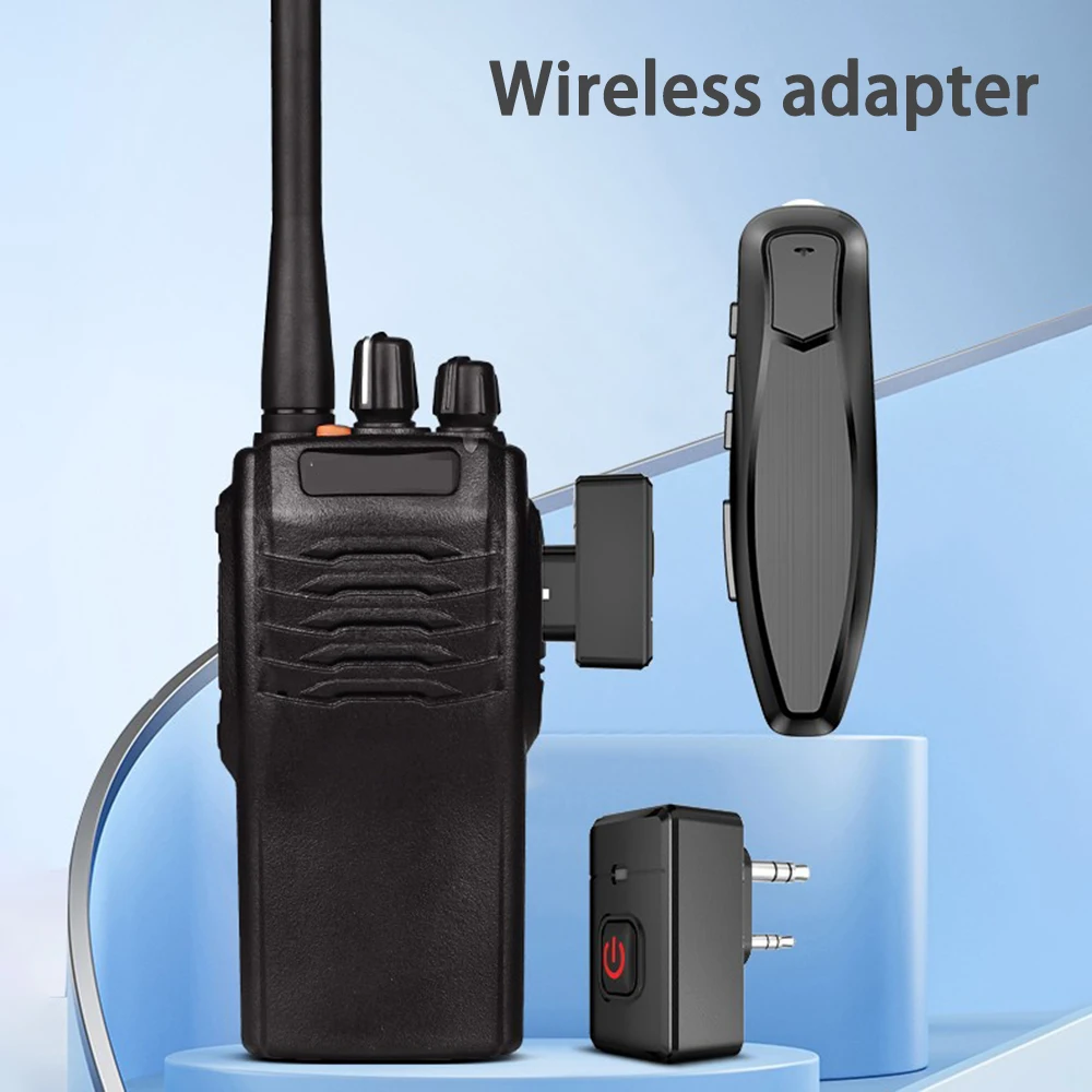 2023 Wireless Headset Bluetooth Earpiece with Charger for Baofeng UV-5R UV-82 UV-17 UV-16 BF-888S Retevis Kenwood Two Way Radio