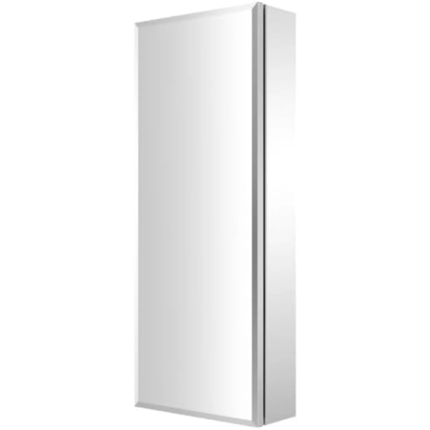 Medicine Cabinet 12"W x 30"H, Bathroom Beveled Edge Medicine Cabinet Mirror | Recessed or Surface Mount, Adjustable