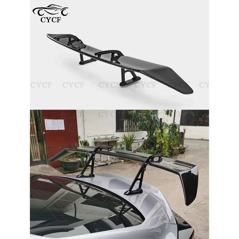 Suitable for Toyota GT86 GR86 Subaru BRZ STI style carbon fiber tail fin rear trunk spoiler boot wing rear wing car trunk splitt