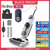 Redkey W12 Wireless Wet Dry Vacuum Cleaner Multi-Surface Smart Cordless Mop Floor Washer Handheld Household Self-Cleaning