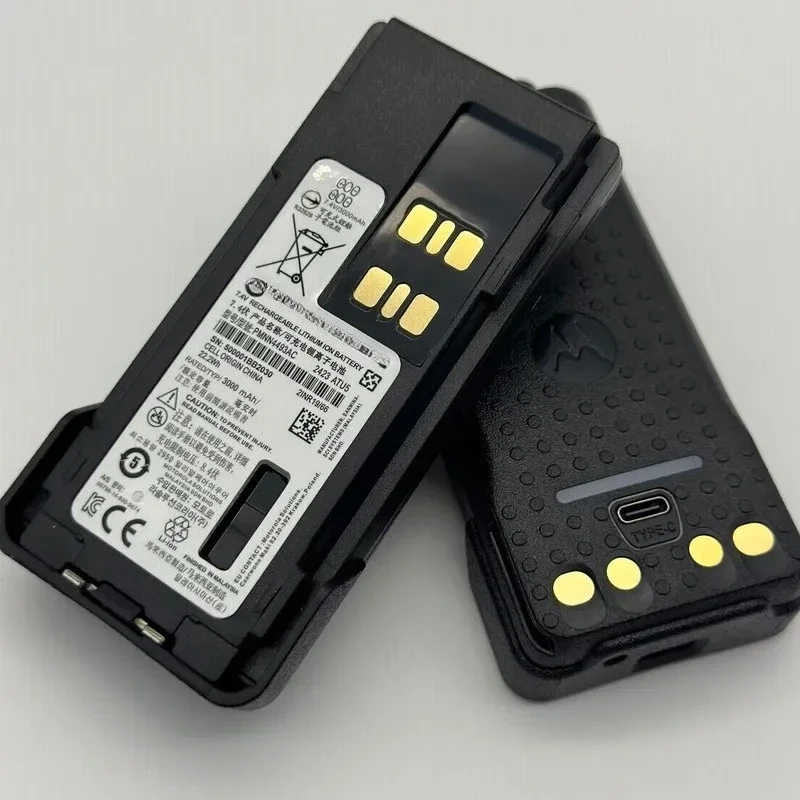 [PMNN4493A] for Motorola DP4801 P8668I Two Way Radio High Capacity TYPE C Charging Li ion Battery 3000mAh