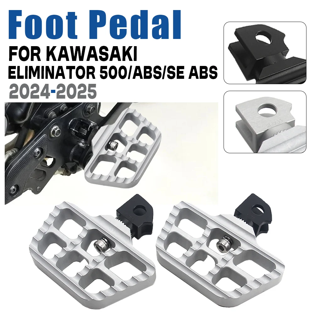 

Для Kawasaki Eliminator 500 SE ABS 2024-2025 часть мотоцикла, вращающиеся передние подножки, подставки для ног, педали, подножки водителя