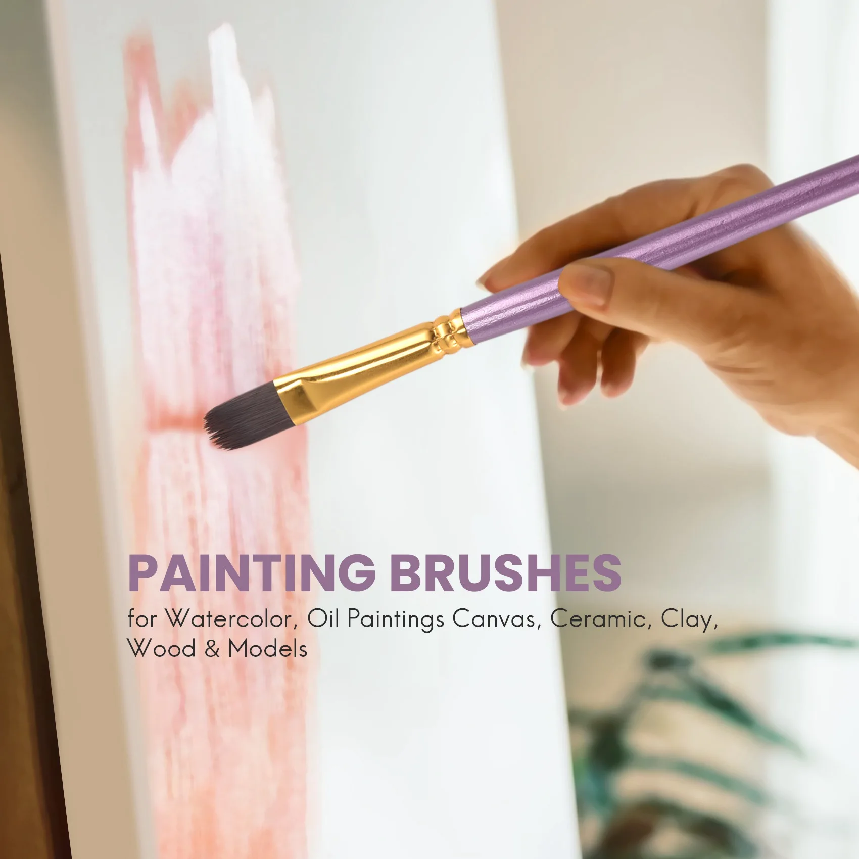 Набор кистей для рисования акварелью, маслом на холсте, керамике, Глине, дереве и моделях, 20 шт.