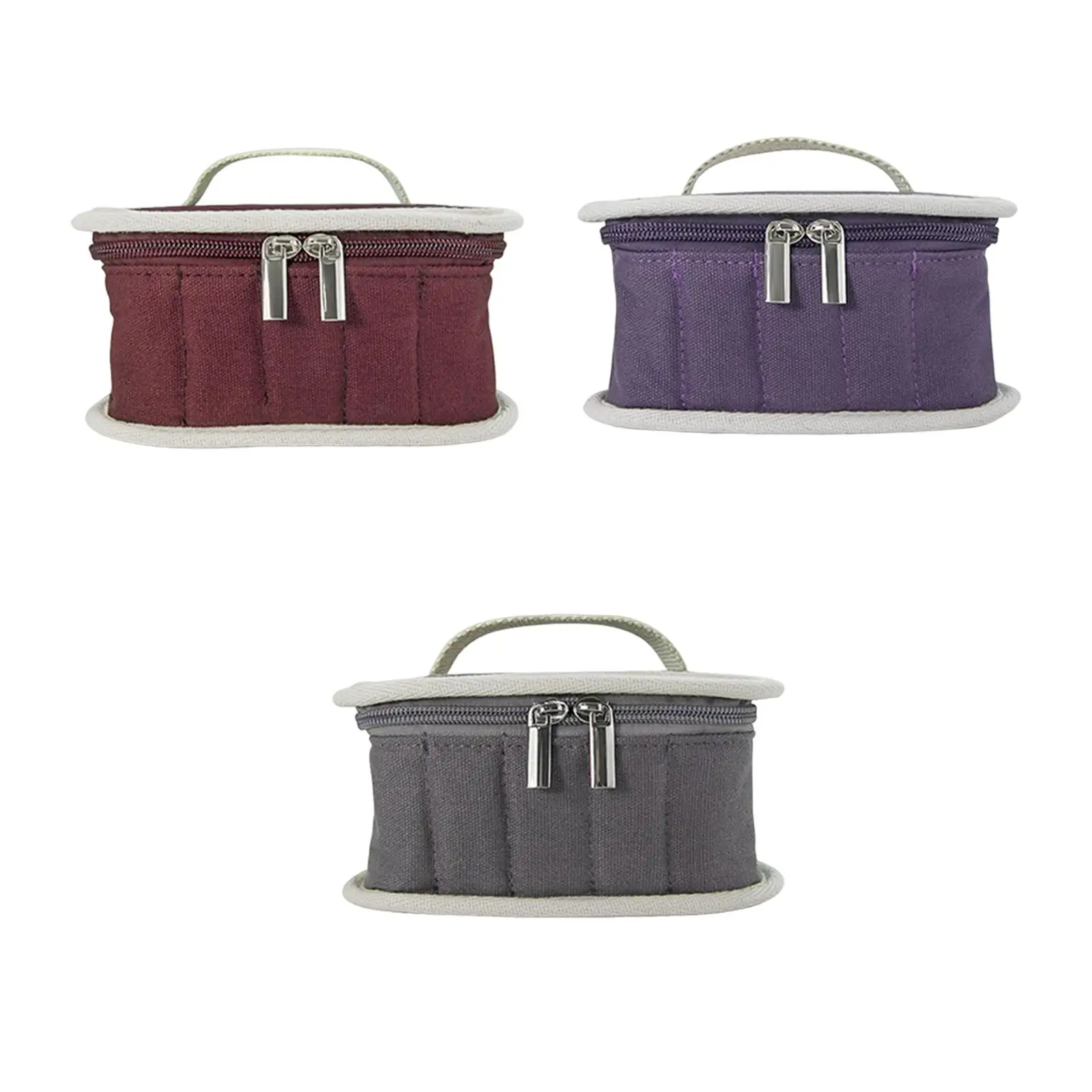 Organizador de esmalte de uñas, estuche de transporte multiusos de 16 rejillas para lápices labiales