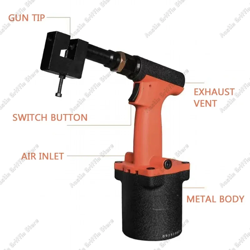 Pneumatic Hydraulic Air Valve Punching Machine Iron Sheet Aluminum Metal Billboard Corner Code Punching Gun Punching Pliers