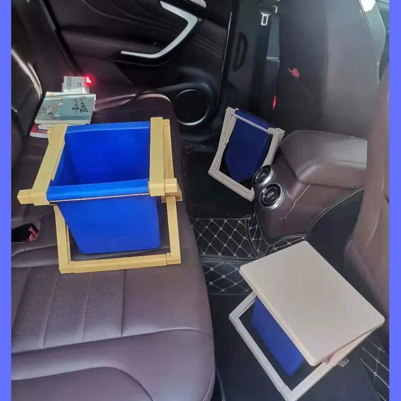 車載用折りたたみトイレ、大人と子供のための消臭緊急用便器、屋外での自走旅行用