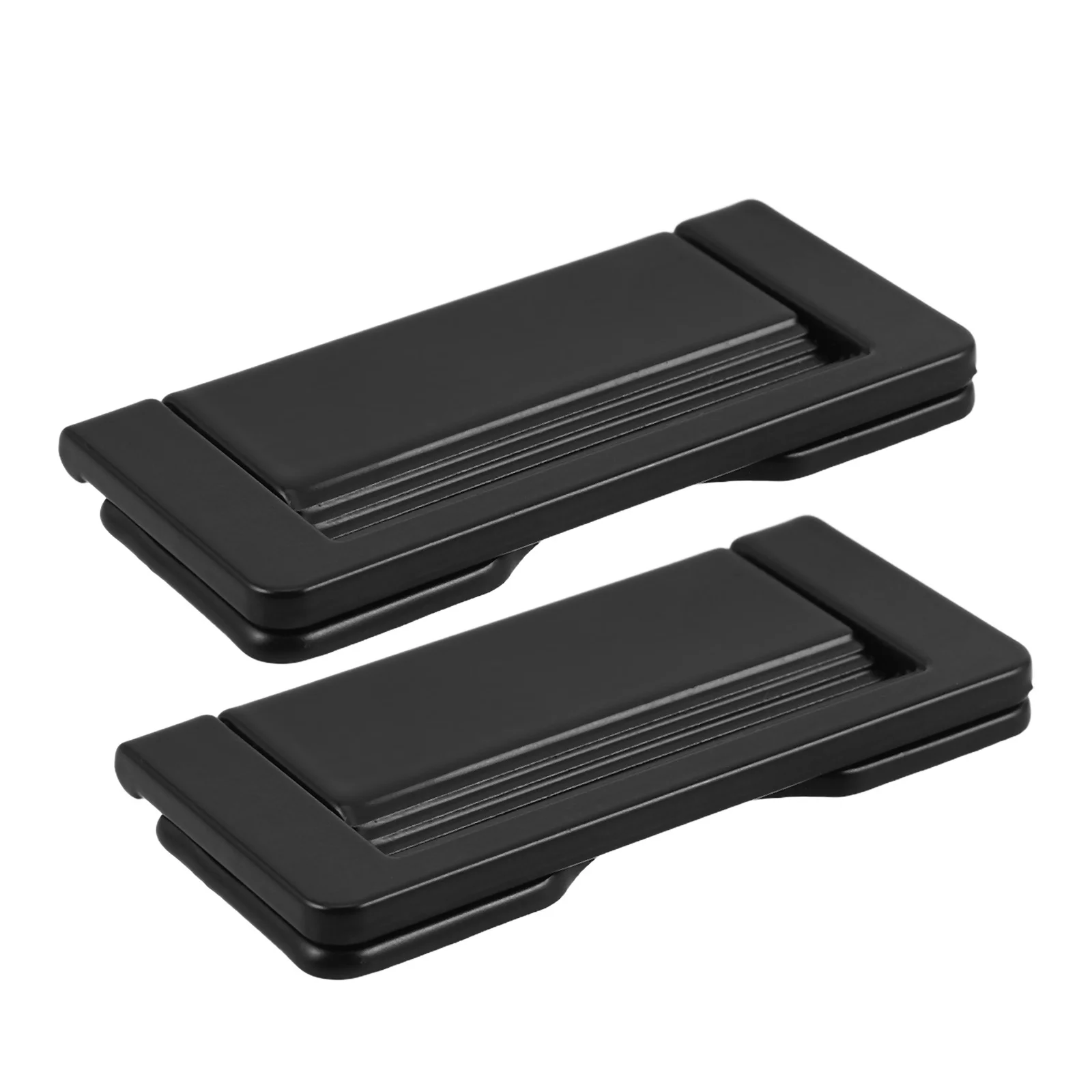 

Black Invisible Cabinet Door Handle Zinc Alloy Hidden Drawer Pull Furniture Hardware Suitable for Kitchen Bathroom Wardrobe