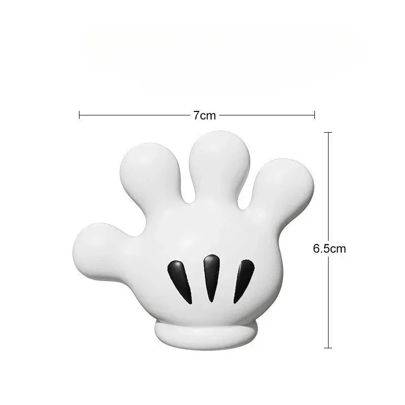 Mickey Palm Simple Towel Rack Children Wall Hanging Toothbrush Holder Paste Hooks Family of Four Bathroom Shelf Shelf Organizer