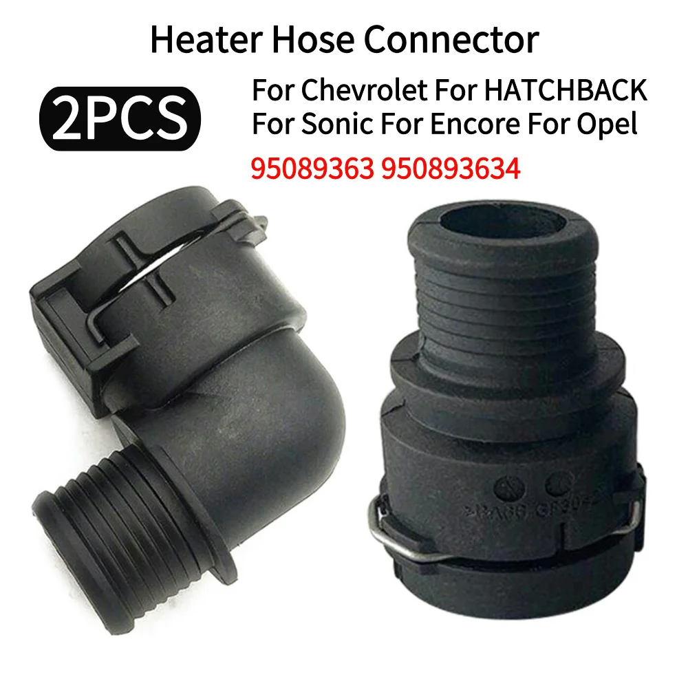 2Pcs Heater Hose Connector 95089363 950893634 Heater Pipe Inlet Hose Connector For Chevrolet For Sonic For HATCHBACK For Encore