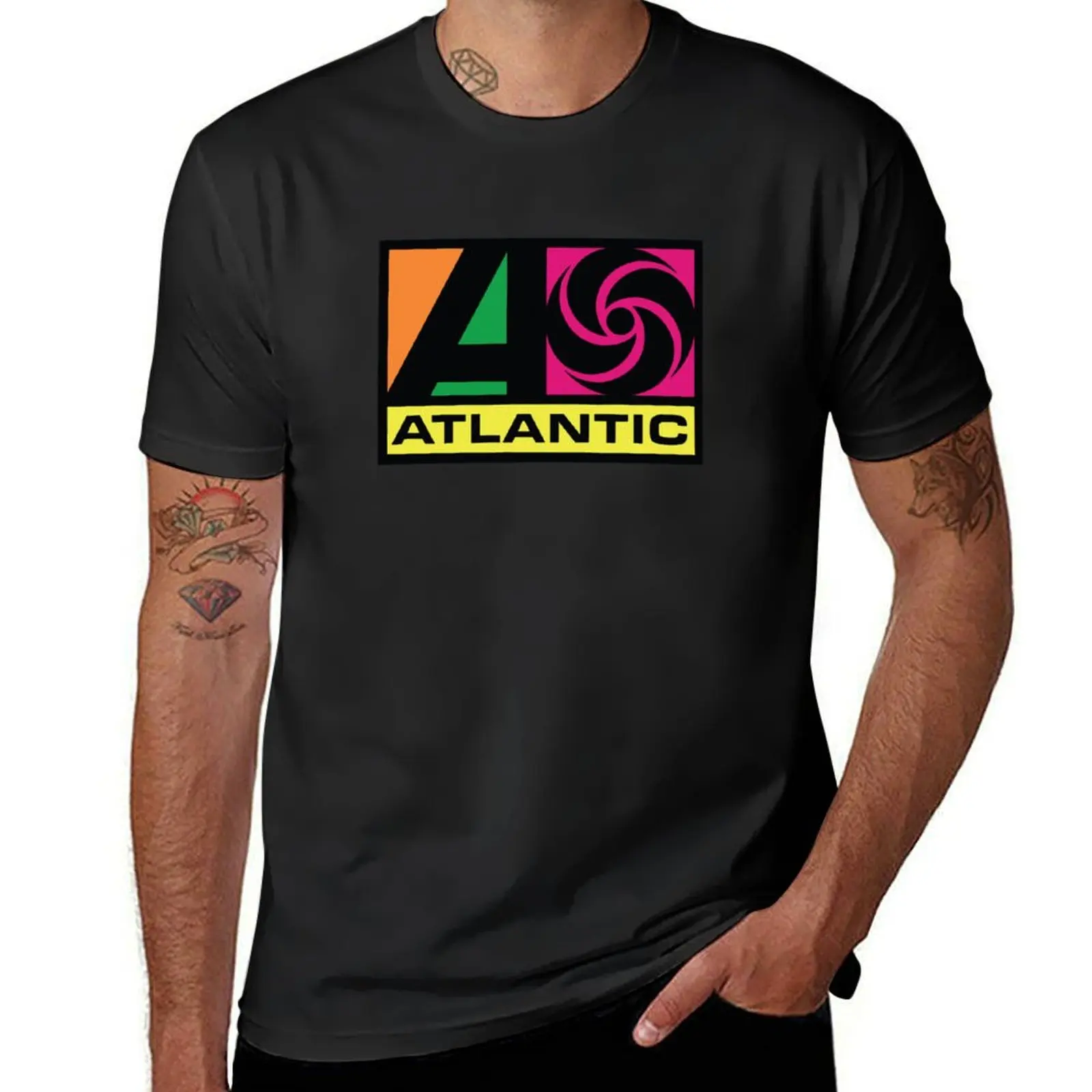 Atlantic Records Logo Vintage Soul Funk Boogie Breaks T-Shirt blacks blanks vintage clothes funny t shirts for men