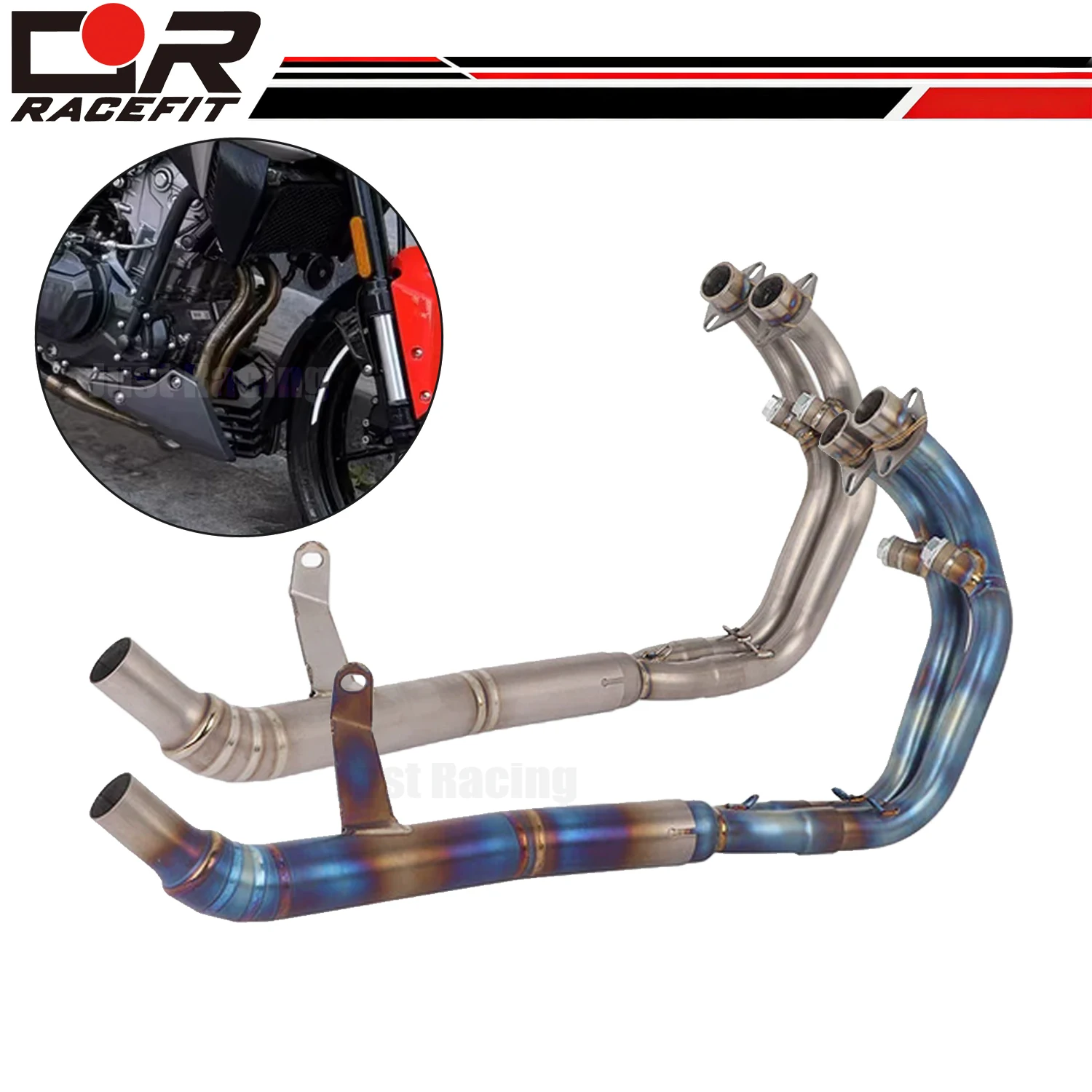 

Выхлопная система Slip On для мотоциклов KOVE 321, 321R, 321 RR: коллектор и глушитель