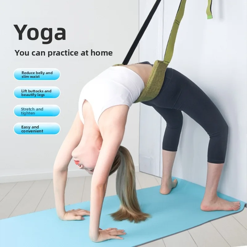 

Тренировочный пояс для йоги, тренажер для растяжки ног, пояс для растяжки йоги, вспомогательный инструмент для натяжения нижней талии