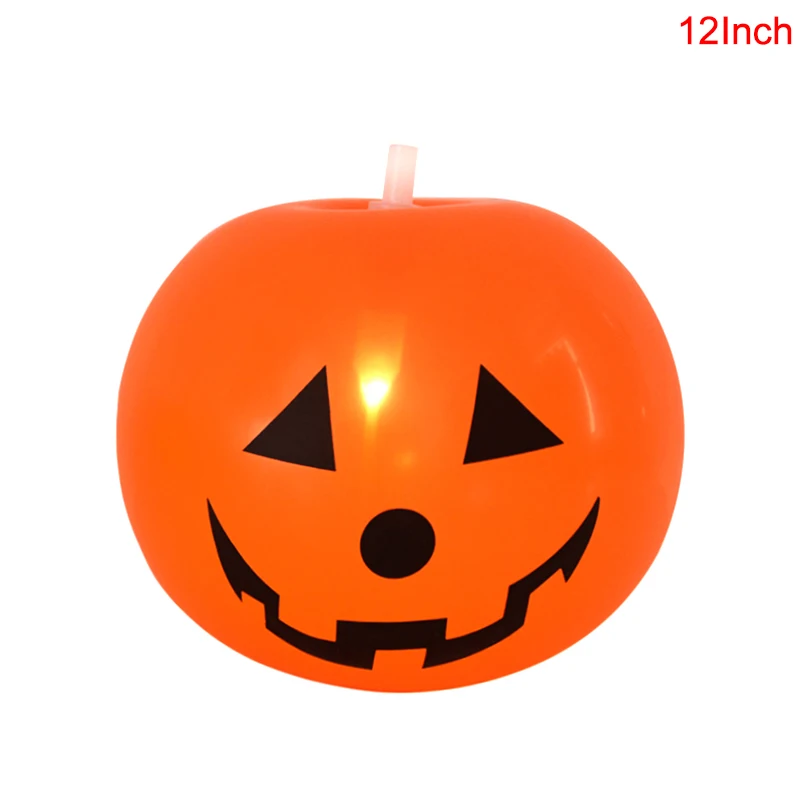 Ballons Lumineux LED en Latex pour Halloween, Décorations de ixd\'Halloween pour la Maison, l\'Intérieur et l\'Extérieur, pour Enfants, 5 Pièces