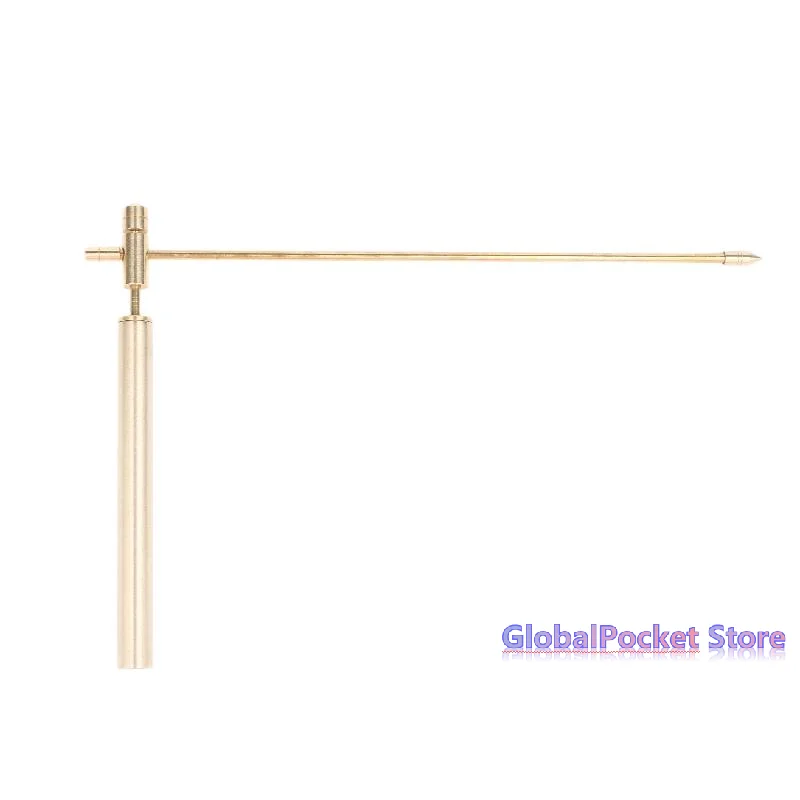 Brass Dowsing Rod With High Sensitivity And Storage Box Perfect For Water Divining Treasure Hunting Spiritual Energy Healing Use view 4