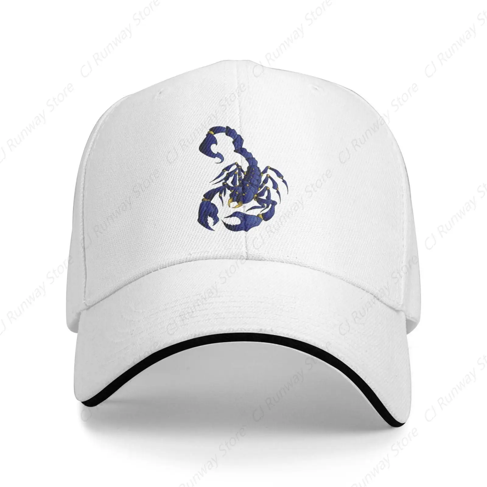 The Dominant Blue Scorpion Baseball Cap Women Men Hat Adjustable Golf Caps Dad Sun Hat