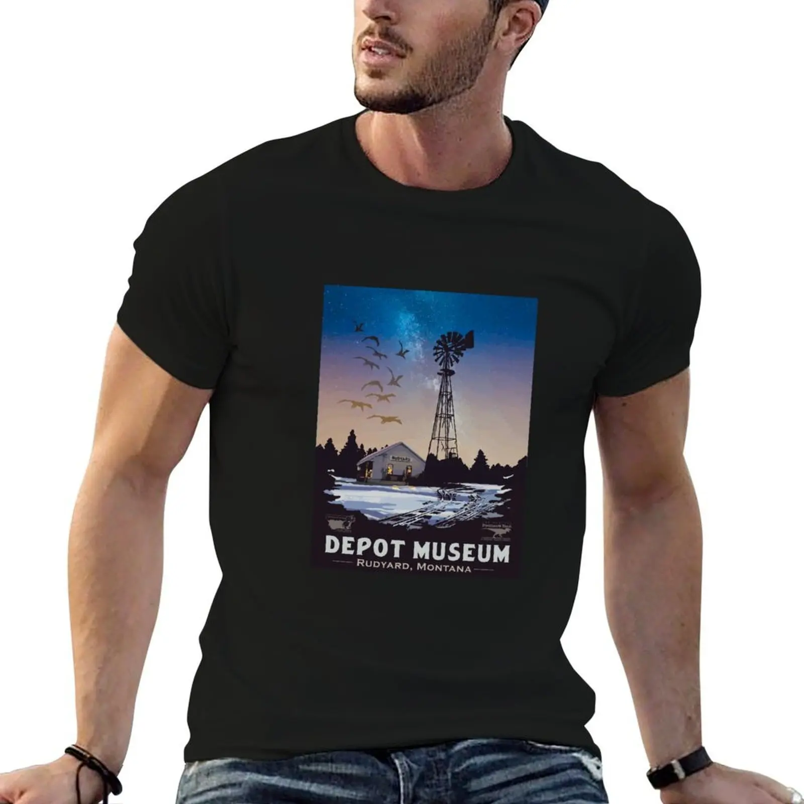 Depot Museum T-Shirt Clothing Louboutins men workout shirt