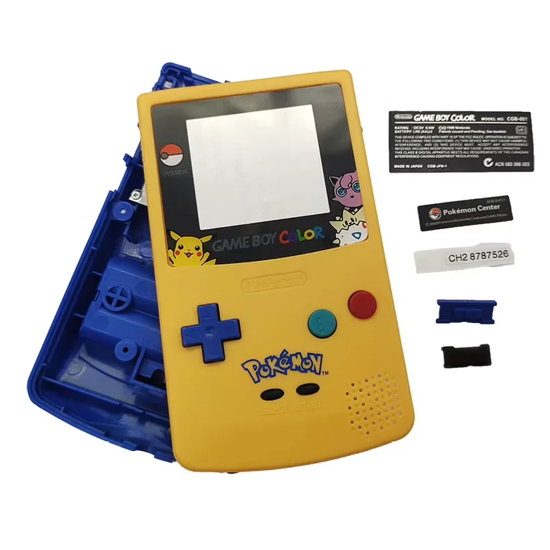 Nintendo GBC Pokemon case GBC case gameboy Color replacement case GBC Pokemon Pikachu