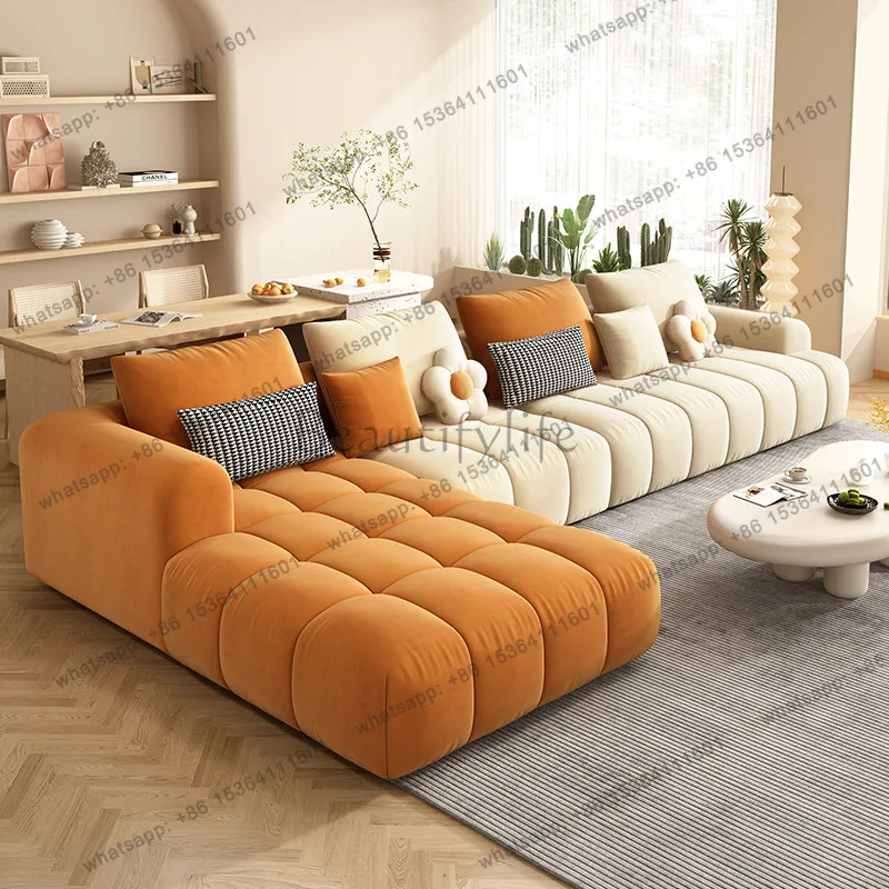 XX.Luxury Floor Living Room Sofas Multifunctional Relaxing Nordic Minimalist Living Room Sofas Lazy Cute Muebles Home Furniture