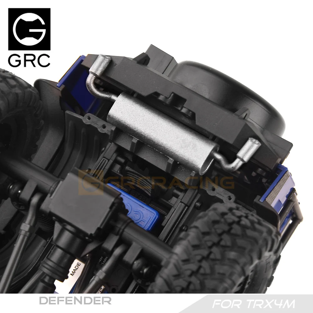 GRC TRX4M Выхлопная труба Имитация побега-трубы Украшение с 3D-печатью для TRX4M Defender Обновление деталей # G178SP # G178SQ