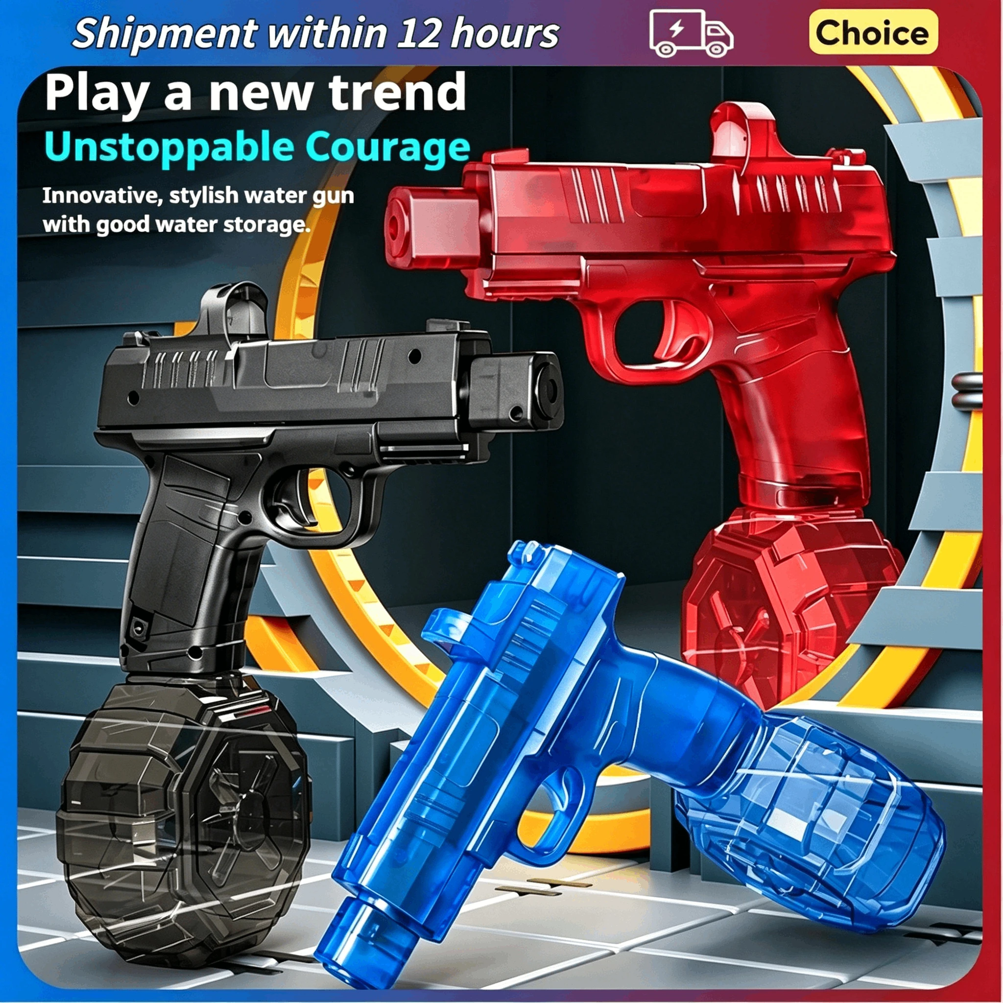 

Electric Water Gun Large-capacity Fully Automatic Continuous Spray Summer Outdoor Game Water Gun Children and Adults' Toy
