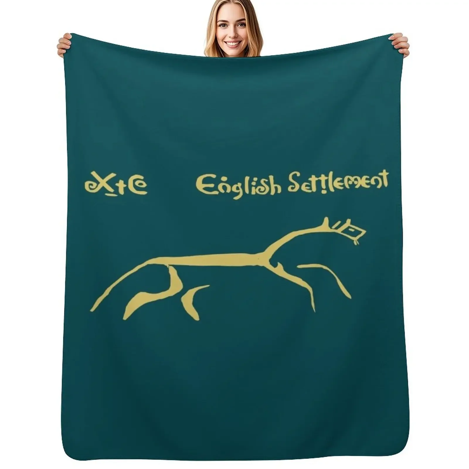 

Mans XTC English Settlement Music Band Throw Blanket Thermals For Travel Cute christmas decoration Plush Blanket