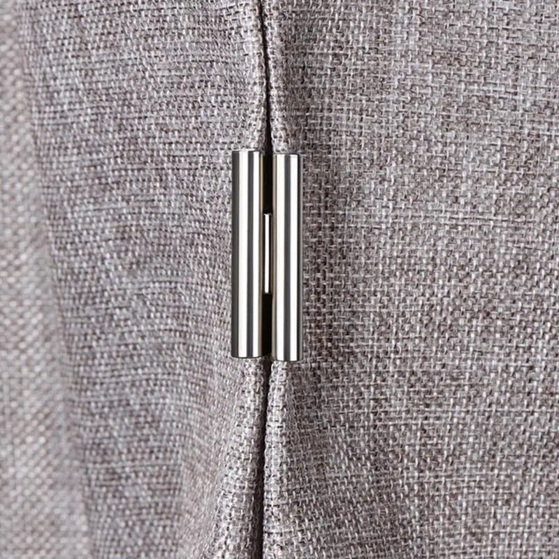 10 Stück starke magnetische Vorhangklammern, nagelfreie Verdunkelungsverschlussklammern, halten den Vorhang geschlossen und verhindern das Eindringen von Licht ins Schlafzimmer. – Detail 10