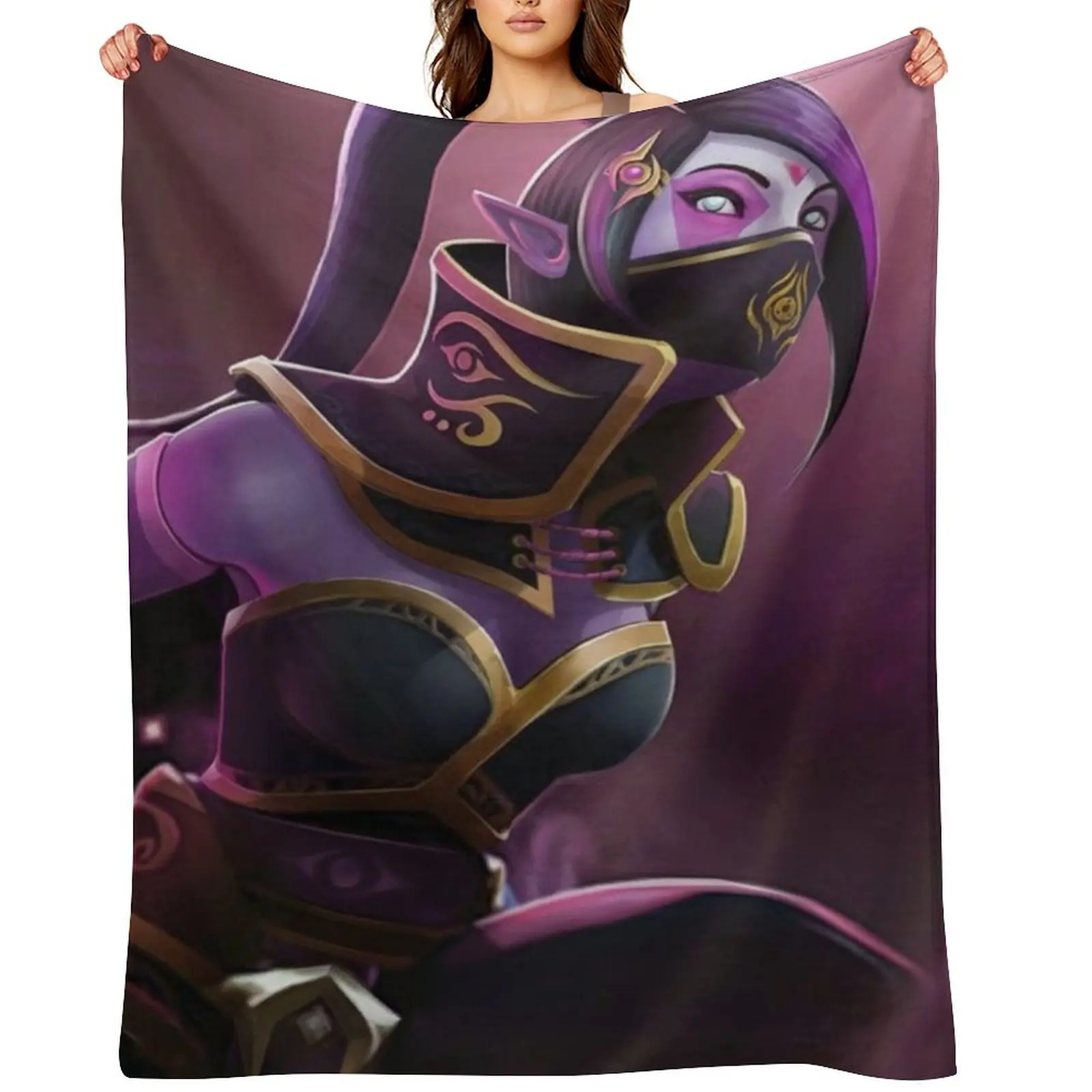 

Steam, dota2, Templar Assasins Throw Blanket bed plaid Warm for babies Sofa Blankets