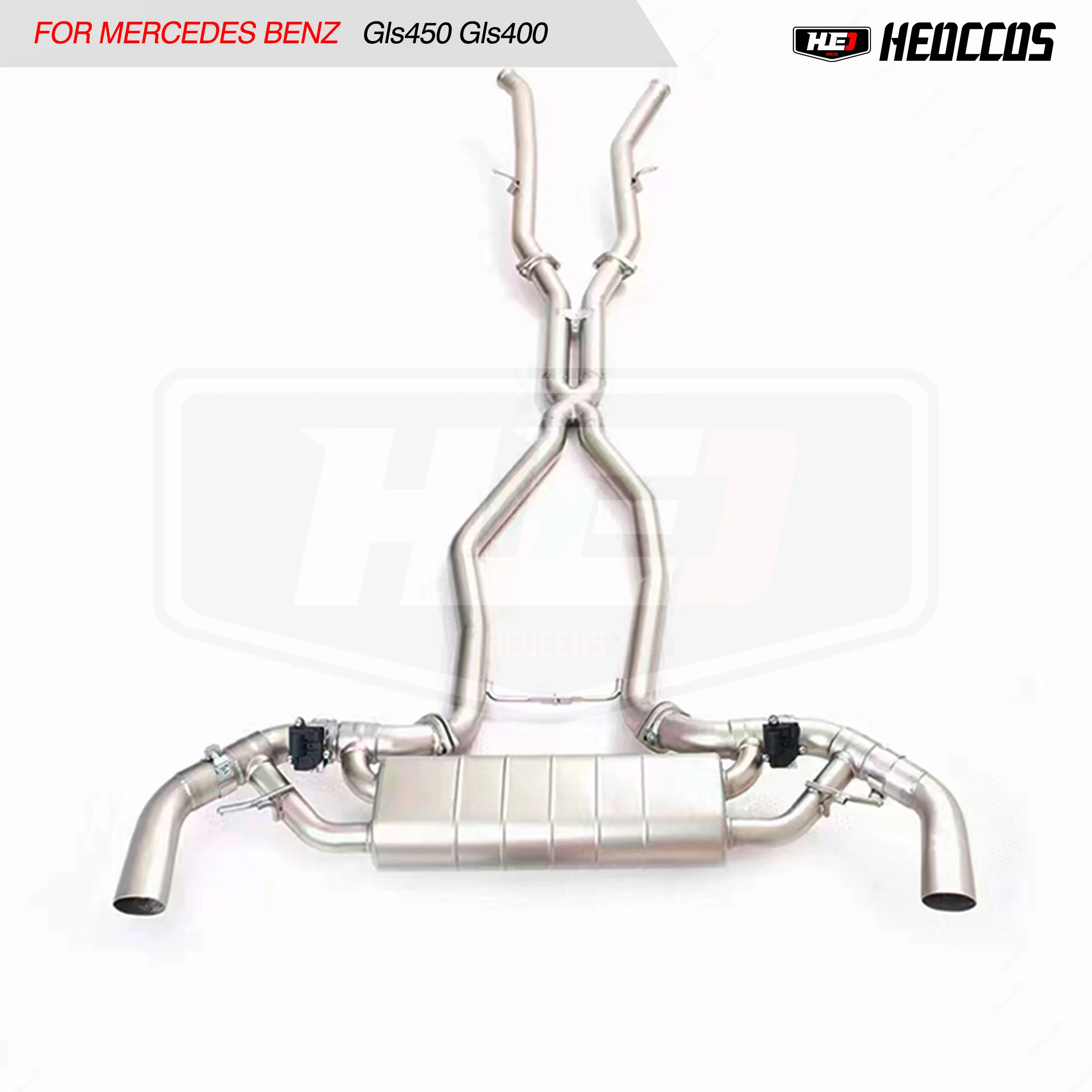 

HEO Stainless steel exhaust catback with valved exhaust for Mercedes Benz Gls450 Gls400