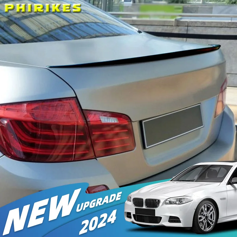 

M5 M4 Style Gloss Black Rear Bumper Lip Trunk for BMW 5 Series F10 F11 F18 2010 -2017 Carbon Fiber Roof Spoiler Tail