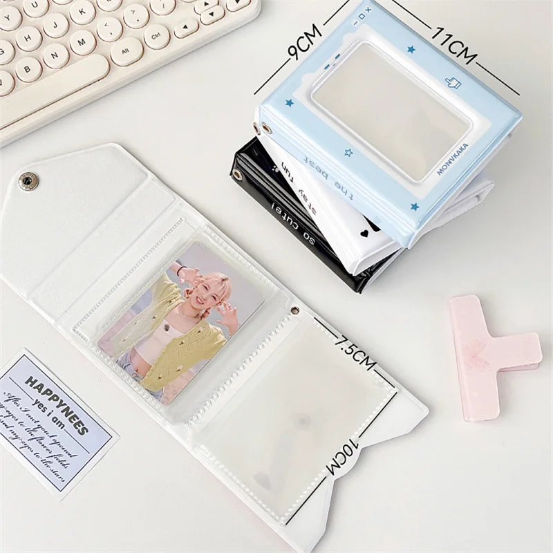 3 Inch Idol Album Photo Card Organizer Book Postcard Collector CardAlbum Photo Binder Photocards Lomo Card Photocards Holder