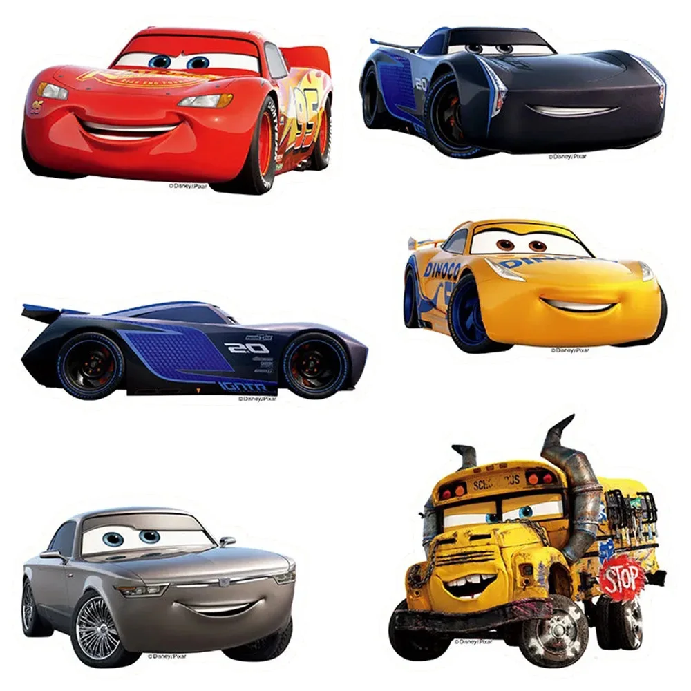 10/30/50pcs Disney Classic Anime Cars Stickers Cool Lightning Mcqueen Graffiti Sticker Phone Laptop Diary Cartoon Kids Decal Toy