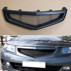 For Acura TSX Honda Accord Euro R CL9 2006 2007 2008 Year Racing Grille Matte Black Grill Body Kit Accessories