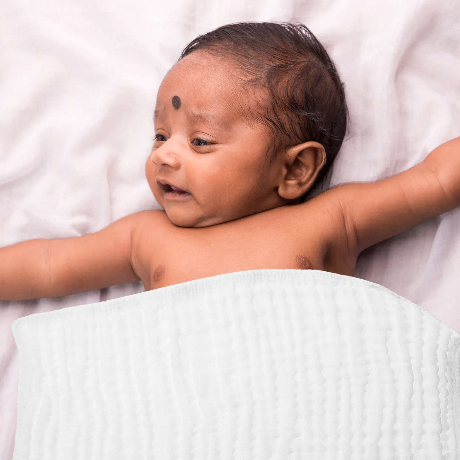 

6Pcs Baby Towels Pure Cotton Absorbent Soft Burp Cloths Newborn Face Towel Drool Sweat Washcloths Baby Towels Girls